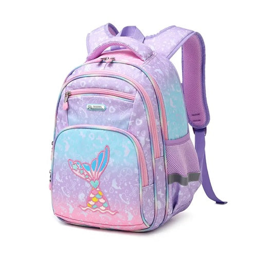 Kids Mermaid Tail School Bag Backpack