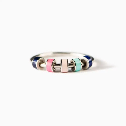 Colourful Beaded Sensory Anxiety Fidget Ring
