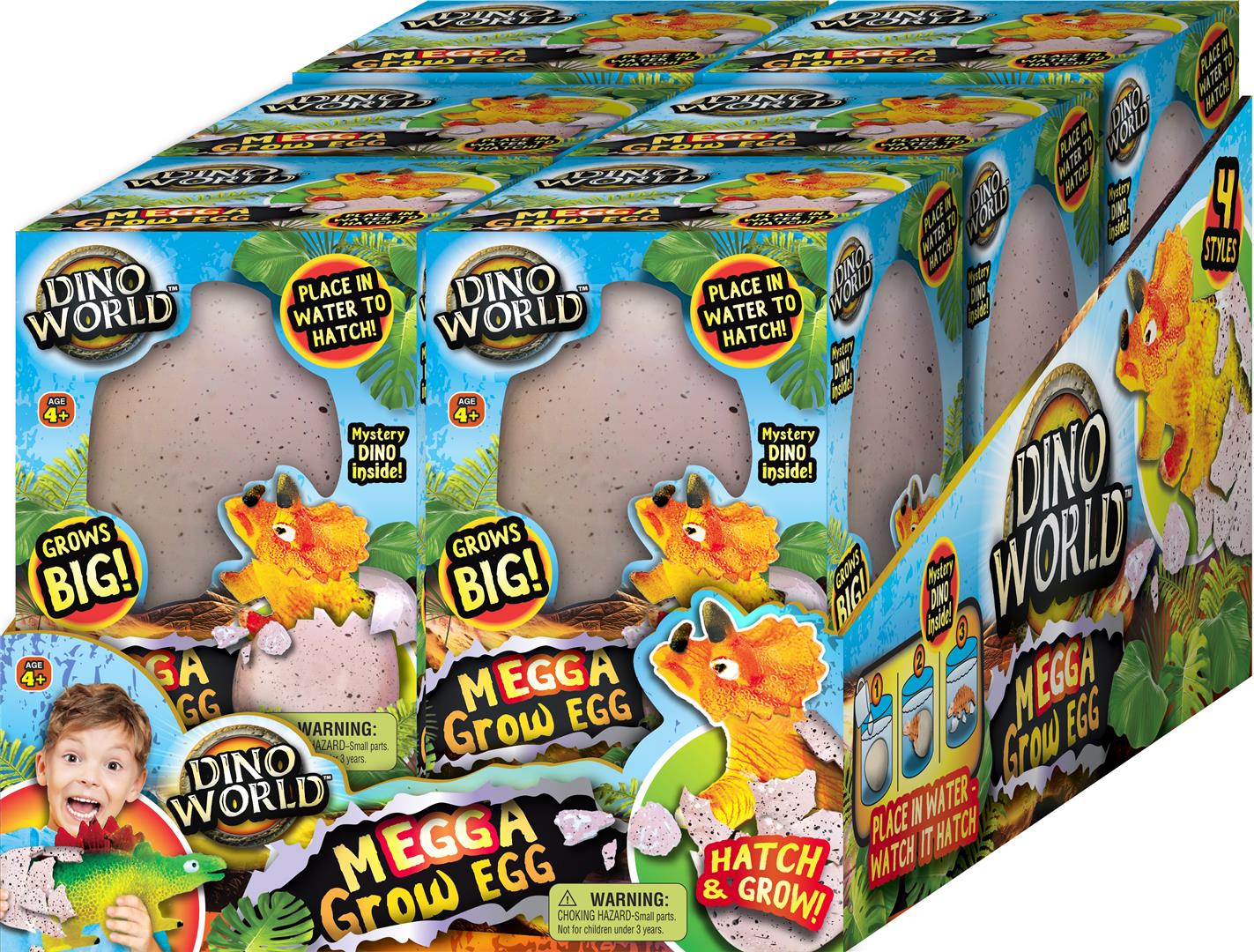 Dino World Megga Grow Egg