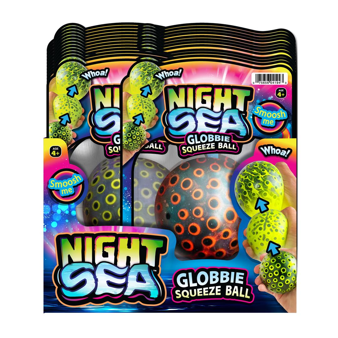 Night Sea Globbie Neon Stress Balls