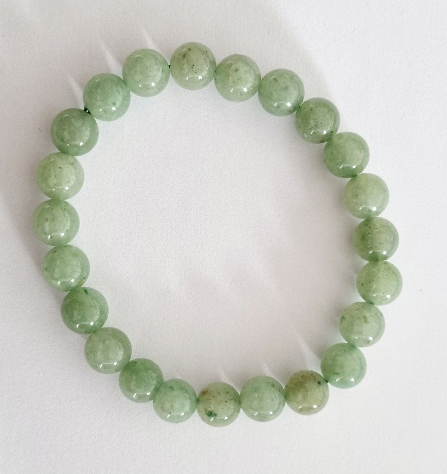 Green Adventurine Crystal Bracelet 8mm Beads