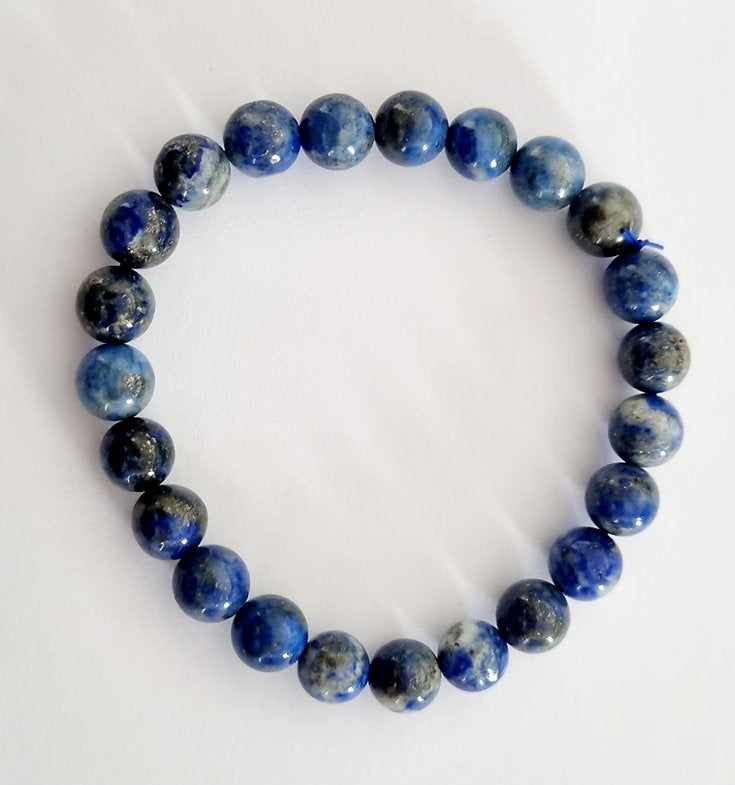 Lapis Lazuli Crystal Bracelet 8mm Beads