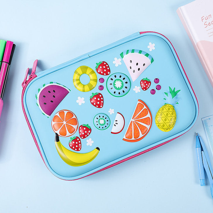 3D Fruits and Cakes EVA Hardtop Pencil Cases