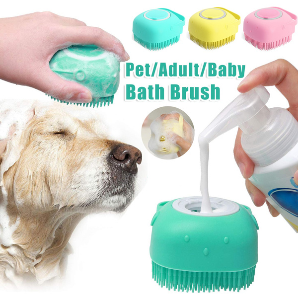 Silicone Pet Massage Bath Brush