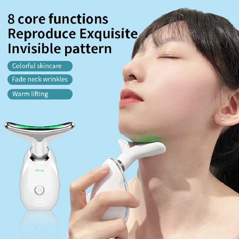 LED Light Therapy Face & Neck Massager