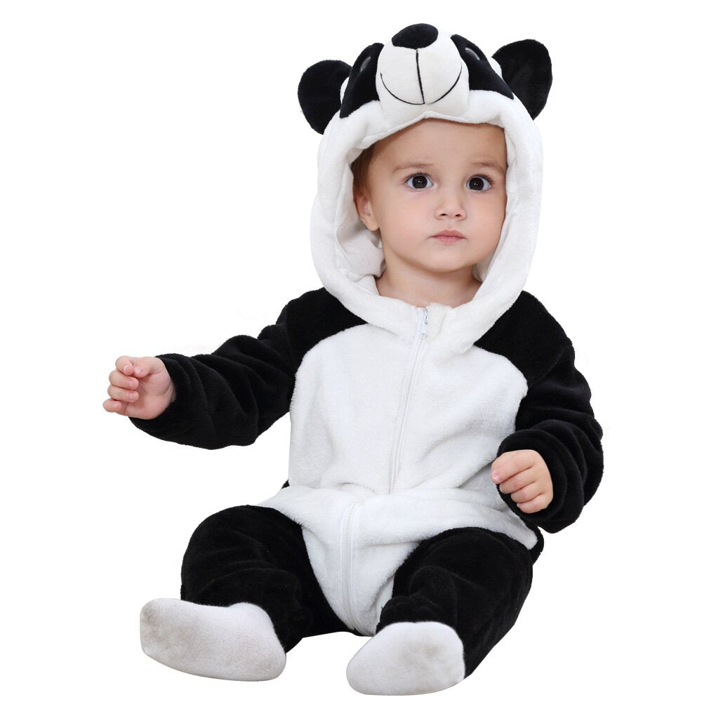 Cute Panda Animal Cartoon Romper Jumpsuit