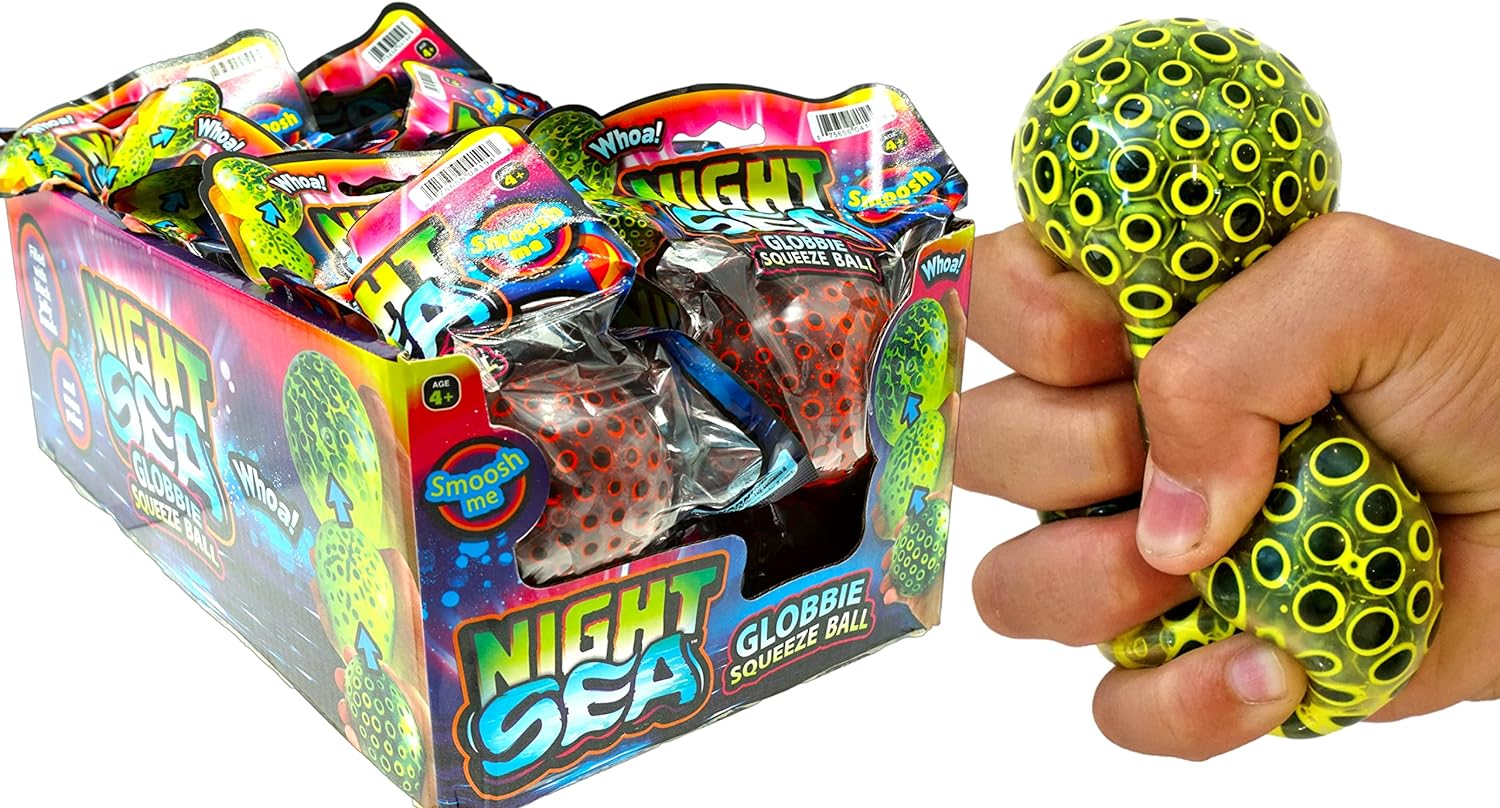Night Sea Globbie Neon Stress Balls