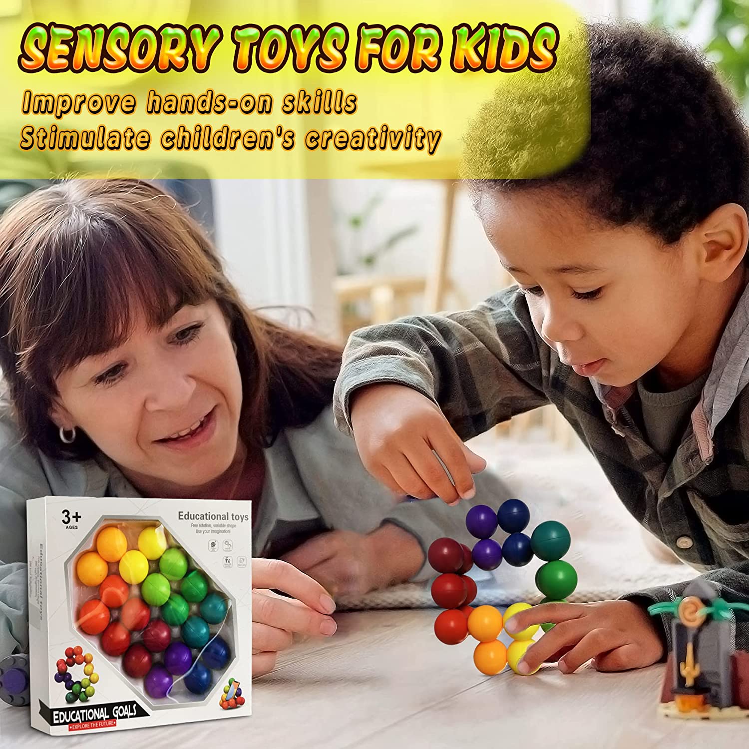 Kids Sensory Decompression Learning Balls