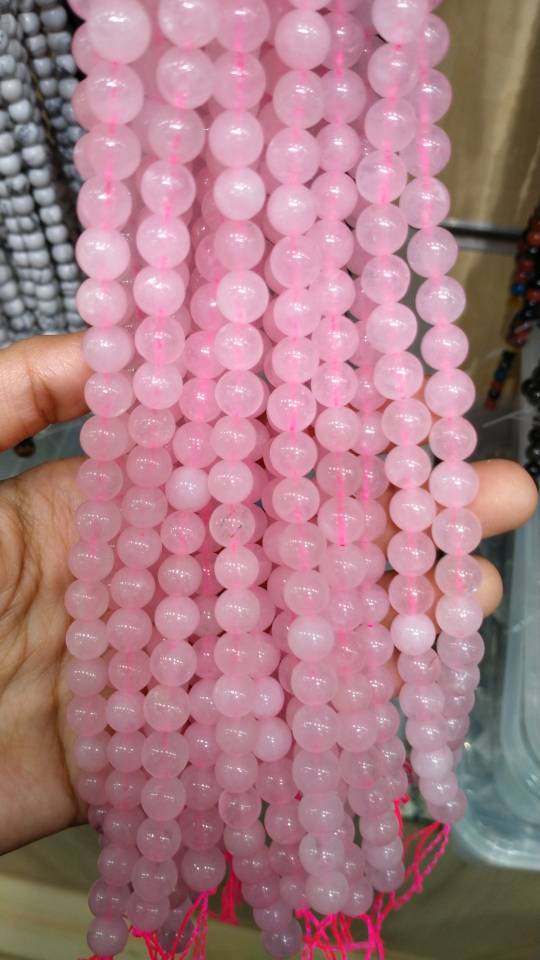 Rose Quartz Crystal Bracelet NZ 8mm Beads