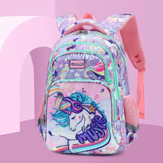 Kids Unicorn Music School Bag Backpack