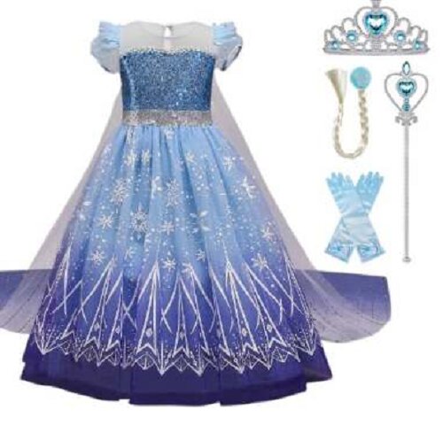 Frozen Princess Elsa Cosplay Costume