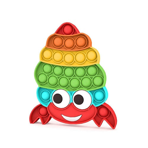 Rainbow Crab PopIt Fidget Toy