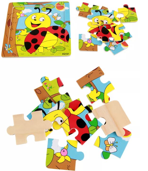 Wooden Children's Animal Jigsaw Puzzles