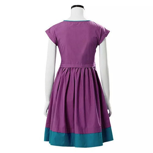 Stranger Things Nancy Wheeler Purple Dress Cosplay Costume