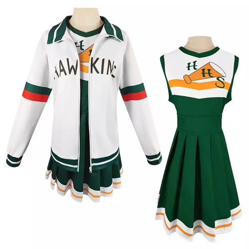 Stranger Things Chrissy Cheerleader Costume Dress & Jacket