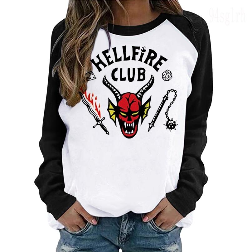 Stranger Things Hellfire Club 3/4 Sleeve T-Shirt Cosplay