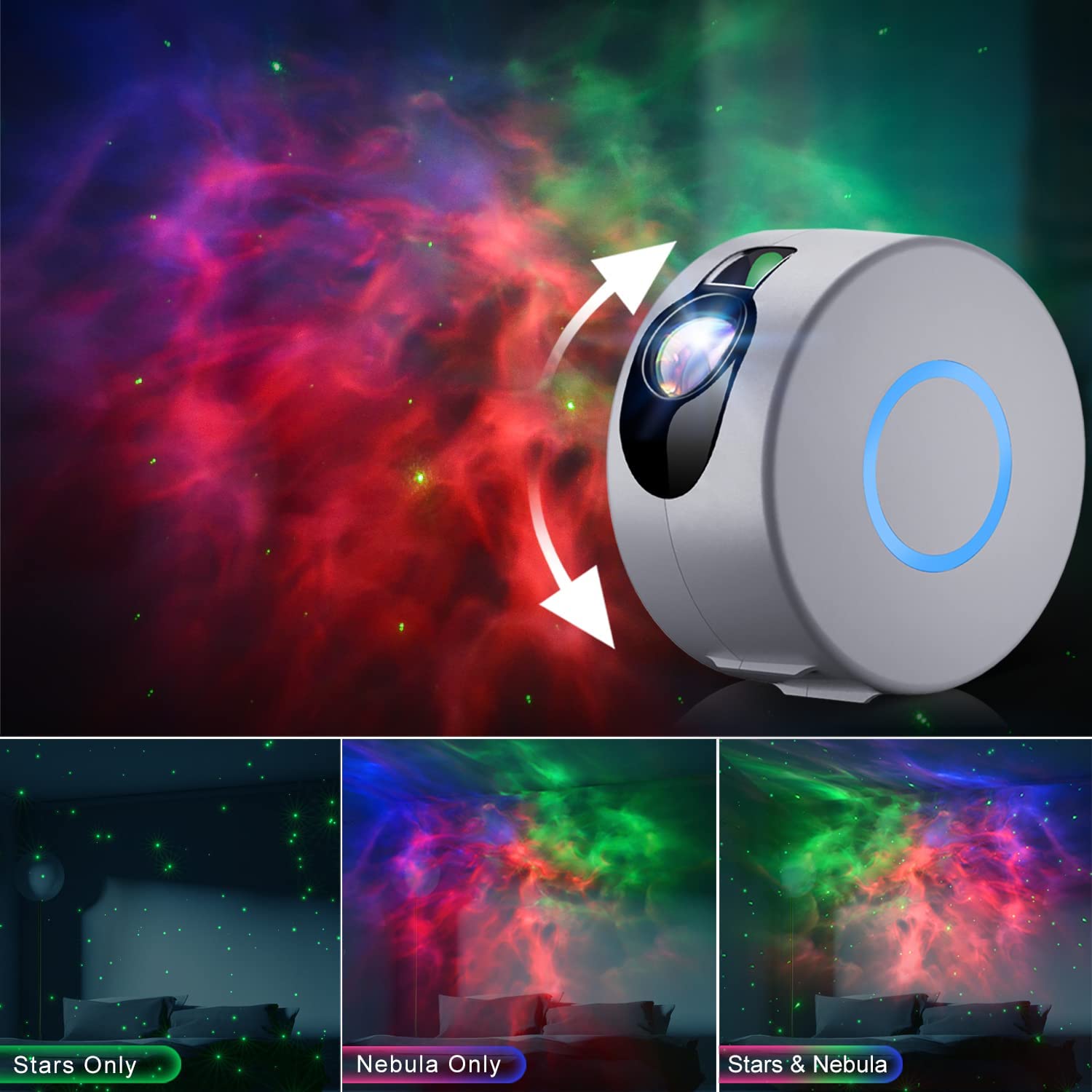 Galaxy Star Night Projector with LED  with Remote Control