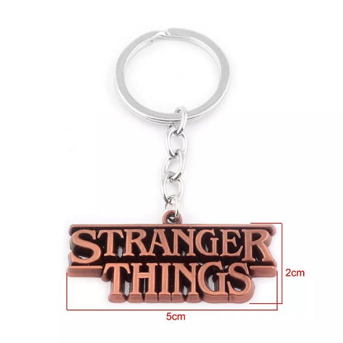 Bronze Stranger Things Key Chain